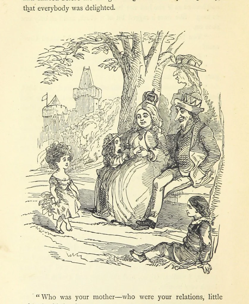 An illustration from The Christmas Books of Mr. M. A. Titmarsh ... With illustrations by the author, 1872, leaf 362