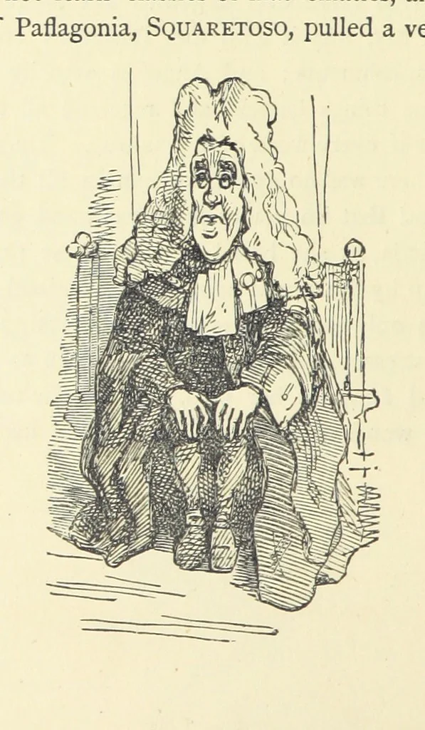An illustration from The Christmas Books of Mr. M. A. Titmarsh ... With illustrations by the author, 1872, leaf 366