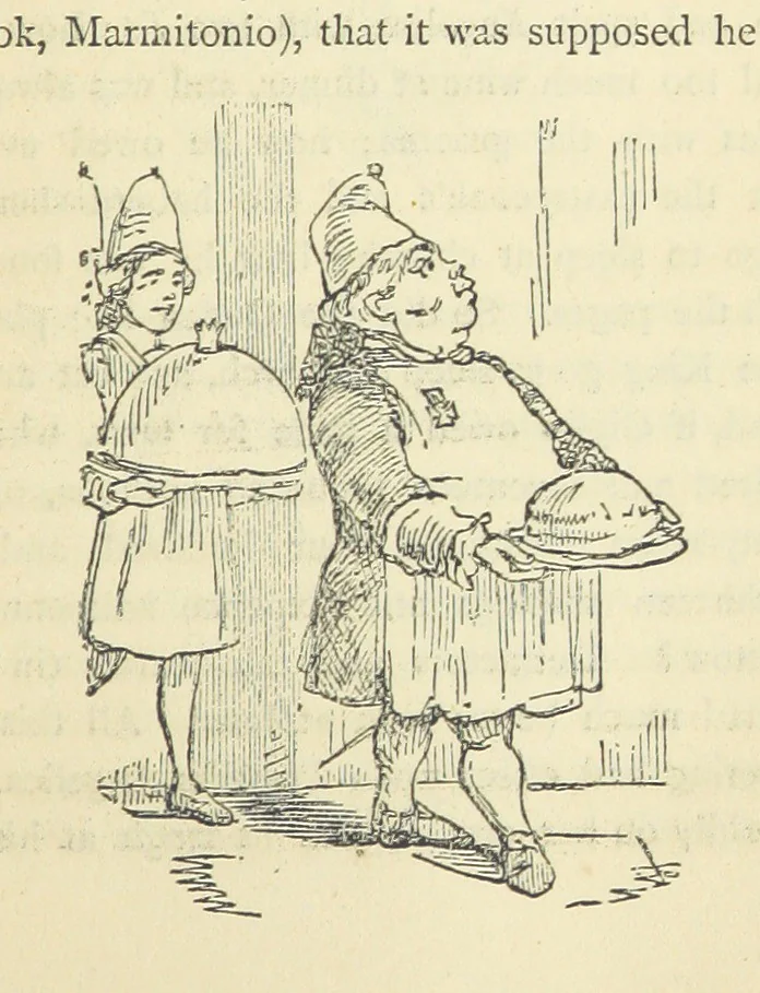 An illustration from The Christmas Books of Mr. M. A. Titmarsh ... With illustrations by the author, 1872, leaf 369