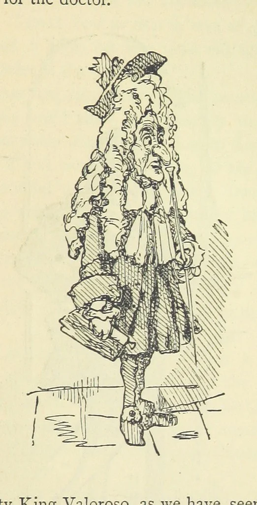 An illustration from The Christmas Books of Mr. M. A. Titmarsh ... With illustrations by the author, 1872, leaf 371
