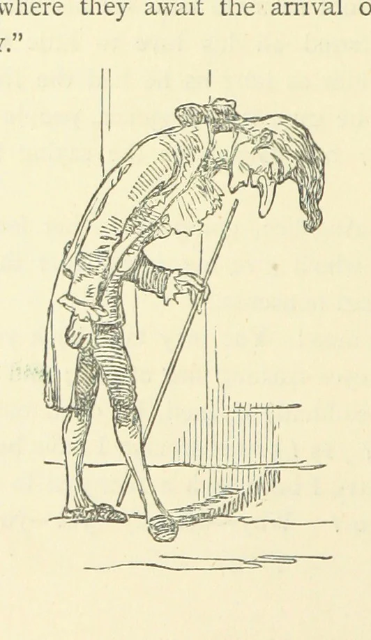An illustration from The Christmas Books of Mr. M. A. Titmarsh ... With illustrations by the author, 1872, leaf 380