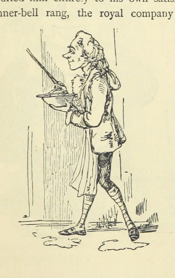 An illustration from The Christmas Books of Mr. M. A. Titmarsh ... With illustrations by the author, 1872, leaf 387
