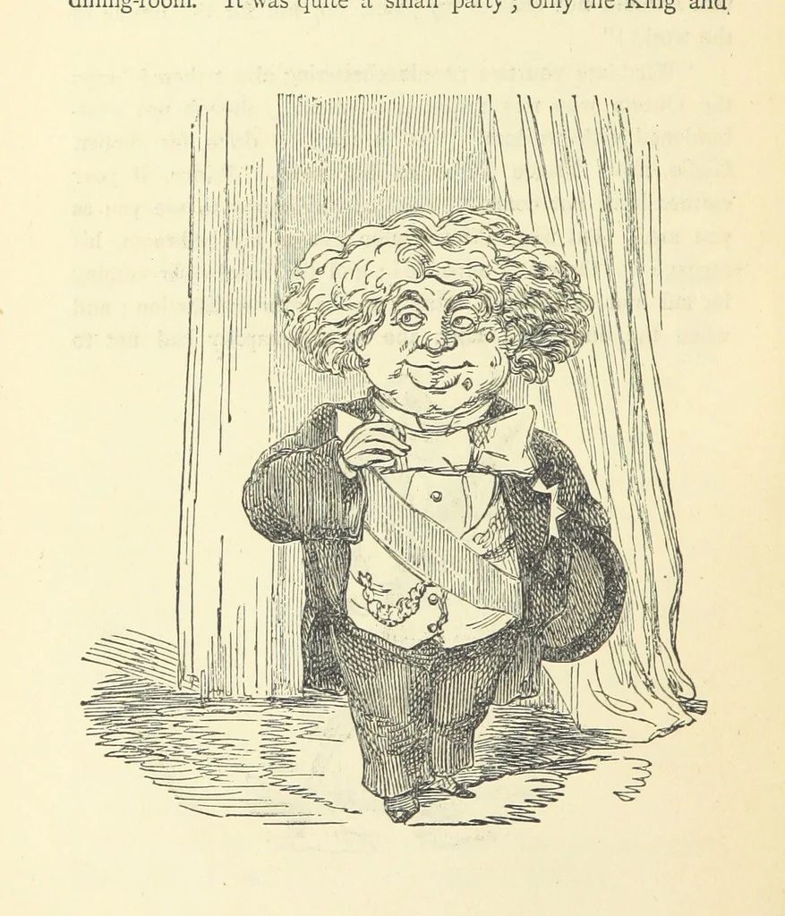 An illustration from The Christmas Books of Mr. M. A. Titmarsh ... With illustrations by the author, 1872, leaf 388