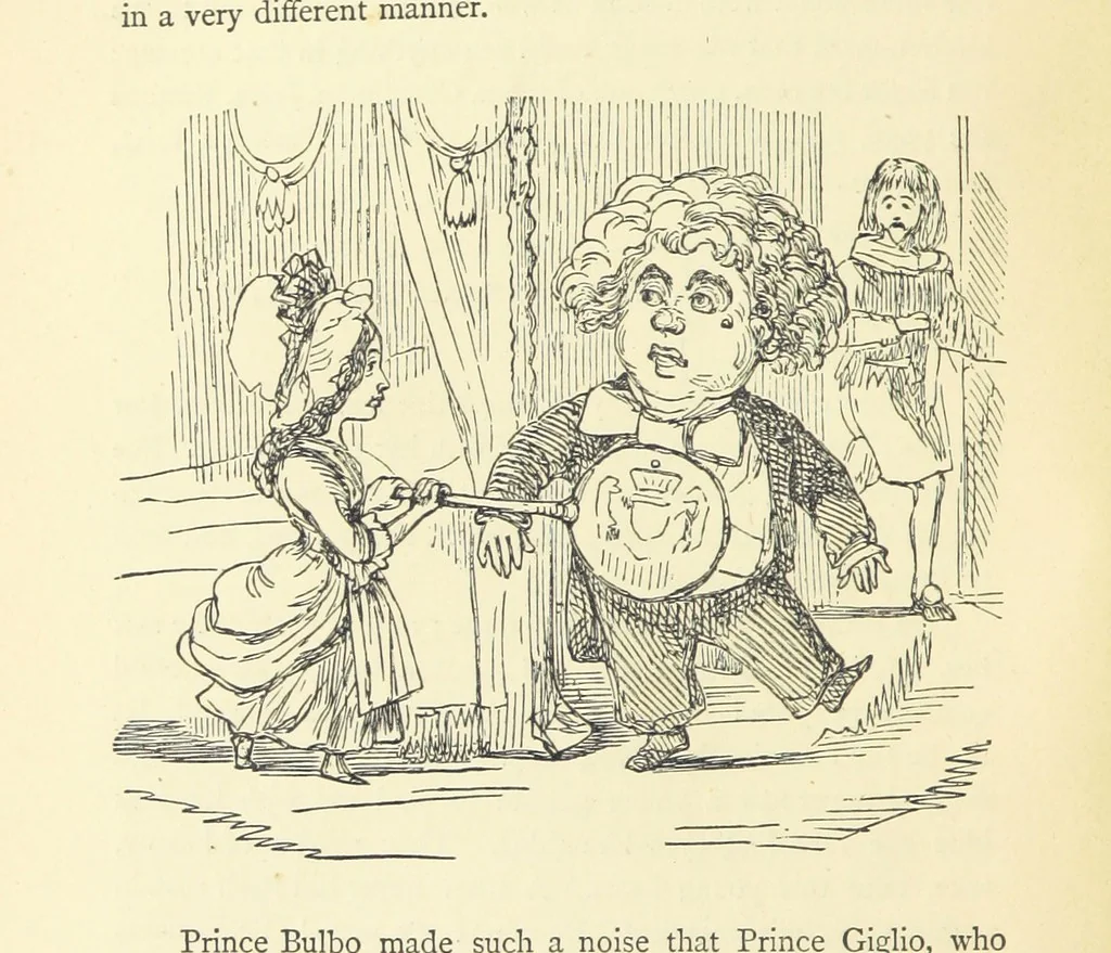 An illustration from The Christmas Books of Mr. M. A. Titmarsh ... With illustrations by the author, 1872, leaf 394