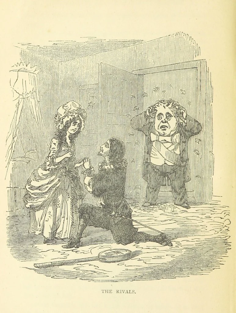 An illustration from The Christmas Books of Mr. M. A. Titmarsh ... With illustrations by the author, 1872, leaf 396