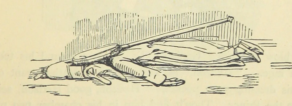 An illustration from The Christmas Books of Mr. M. A. Titmarsh ... With illustrations by the author, 1872, leaf 399