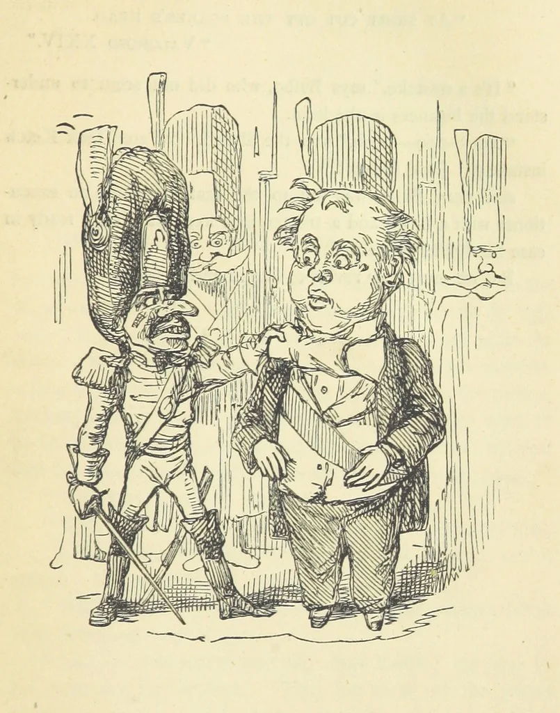 An illustration from The Christmas Books of Mr. M. A. Titmarsh ... With illustrations by the author, 1872, leaf 403