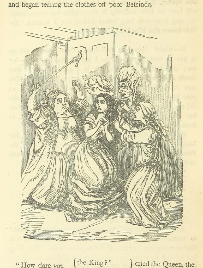 An illustration from The Christmas Books of Mr. M. A. Titmarsh ... With illustrations by the author, 1872, leaf 408