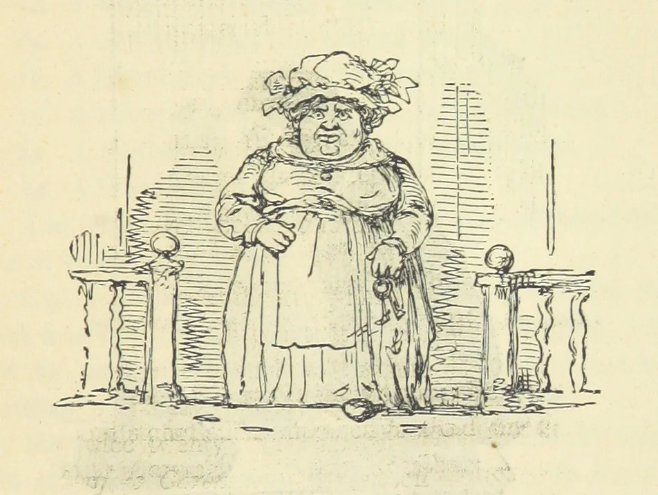 An illustration from The Christmas Books of Mr. M. A. Titmarsh ... With illustrations by the author, 1872, leaf 433