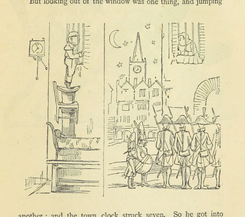An illustration from The Christmas Books of Mr. M. A. Titmarsh ... With illustrations by the author, 1872, leaf 459
