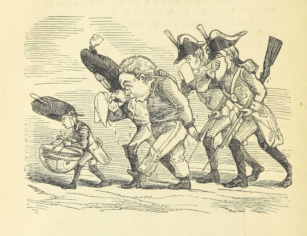An illustration from The Christmas Books of Mr. M. A. Titmarsh ... With illustrations by the author, 1872, leaf 460