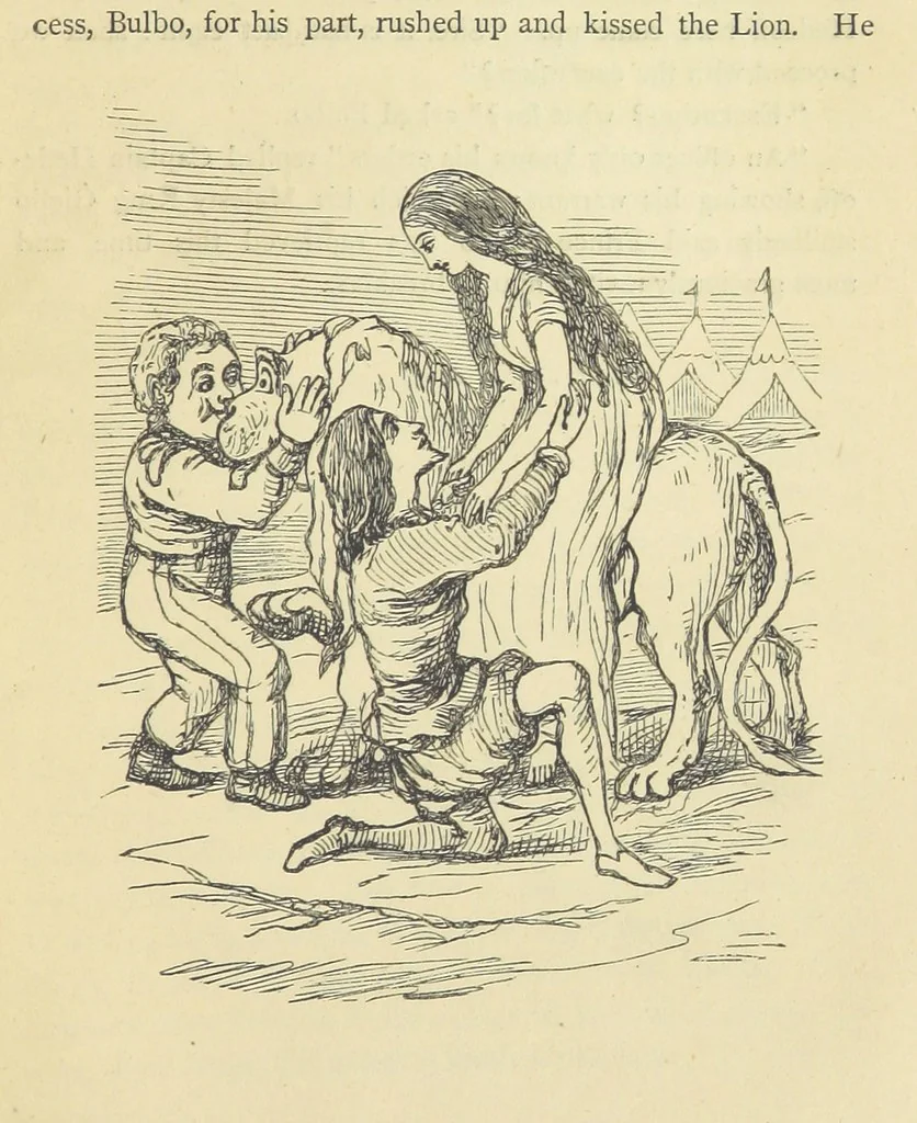 An illustration from The Christmas Books of Mr. M. A. Titmarsh ... With illustrations by the author, 1872, leaf 461