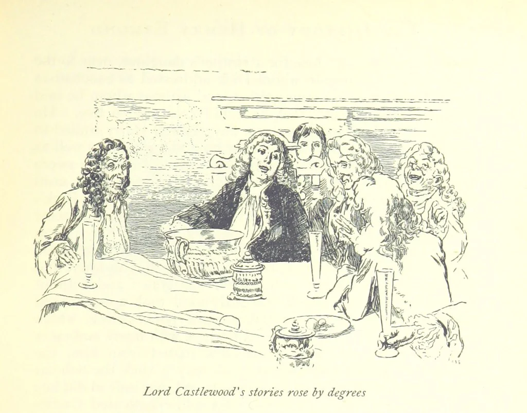 An illustration from The History of Henry Esmond, Esq. ... With illustrations by T. H. Robinson [and a preface by Joseph Jacobs, 1896, leaf 109