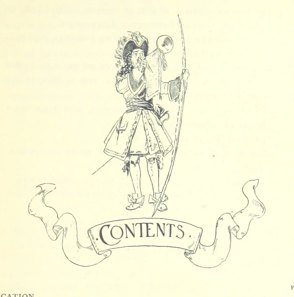 An illustration from The History of Henry Esmond, Esq. ... With illustrations by T. H. Robinson [and a preface by Joseph Jacobs, 1896, leaf 15