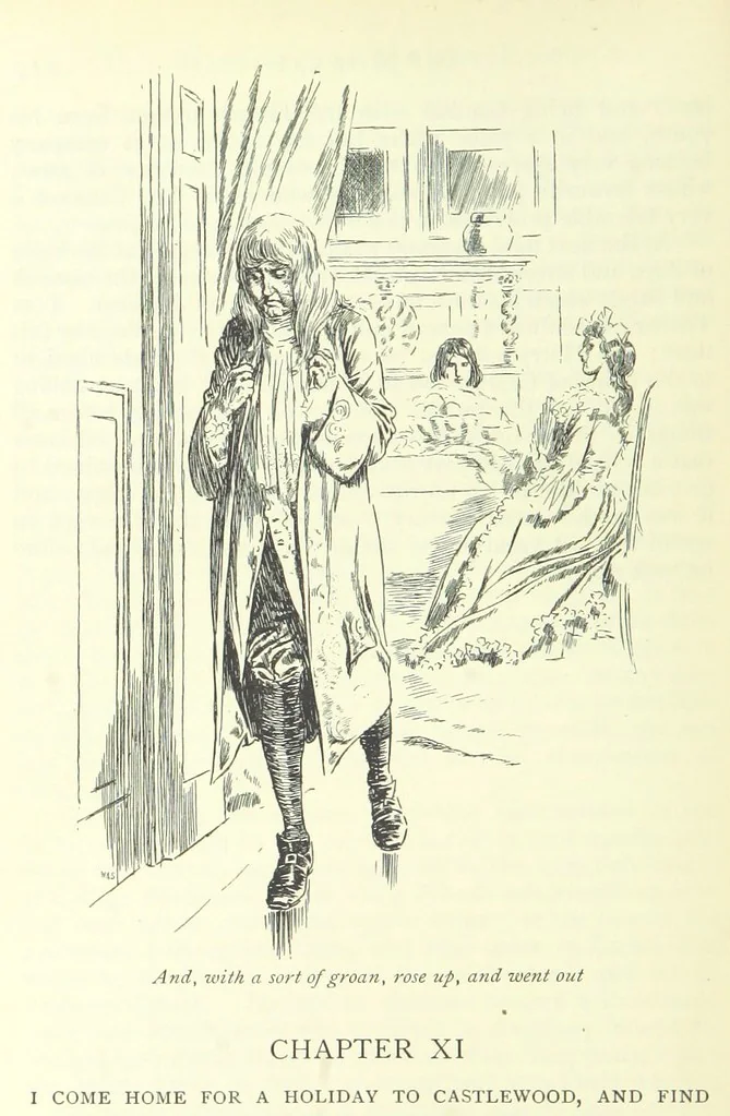 An illustration from The History of Henry Esmond, Esq. ... With illustrations by T. H. Robinson [and a preface by Joseph Jacobs, 1896, leaf 158