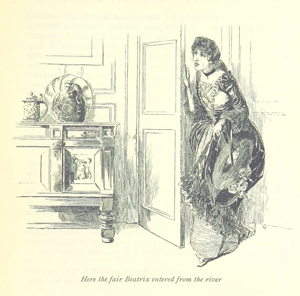 An illustration from The History of Henry Esmond, Esq. ... With illustrations by T. H. Robinson [and a preface by Joseph Jacobs, 1896, leaf 225