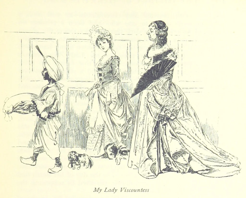 An illustration from The History of Henry Esmond, Esq. ... With illustrations by T. H. Robinson [and a preface by Joseph Jacobs, 1896, leaf 235