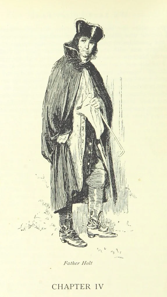 An illustration from The History of Henry Esmond, Esq. ... With illustrations by T. H. Robinson [and a preface by Joseph Jacobs, 1896, leaf 246