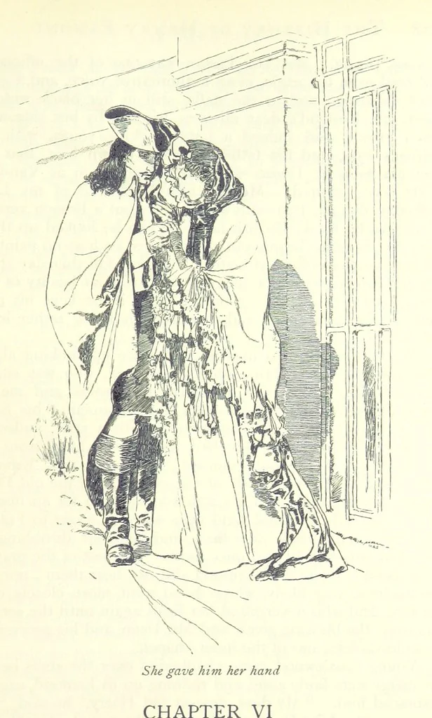 An illustration from The History of Henry Esmond, Esq. ... With illustrations by T. H. Robinson [and a preface by Joseph Jacobs, 1896, leaf 265