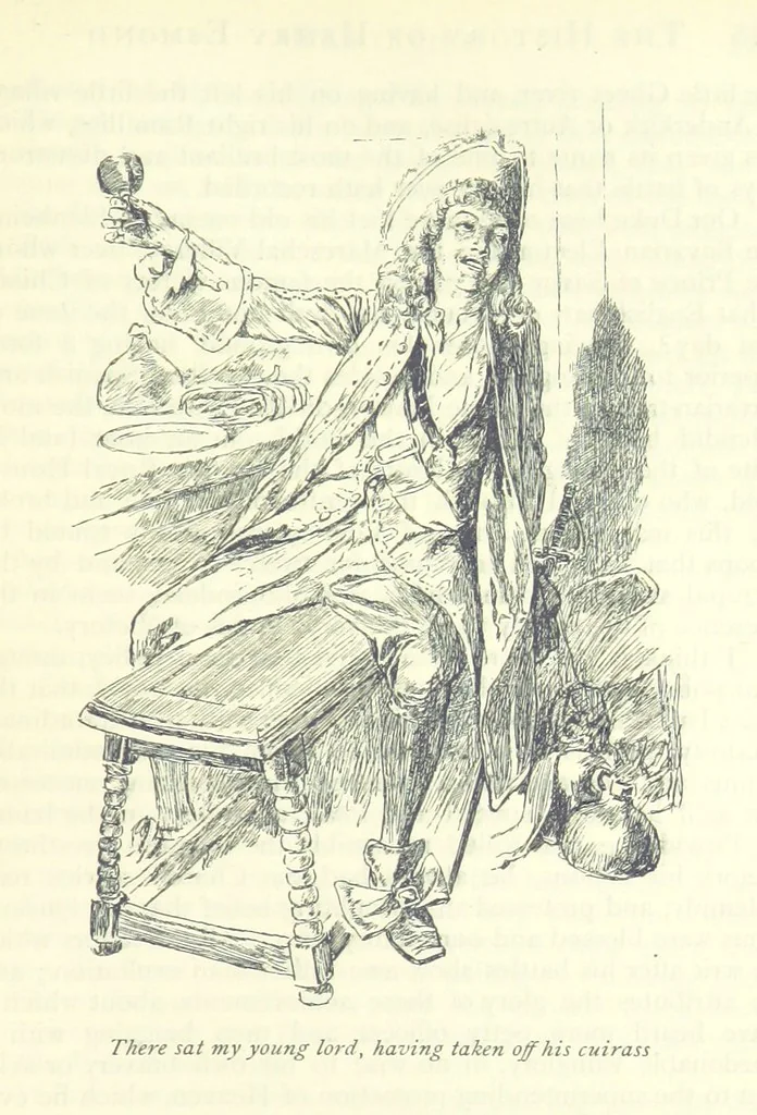 An illustration from The History of Henry Esmond, Esq. ... With illustrations by T. H. Robinson [and a preface by Joseph Jacobs, 1896, leaf 325