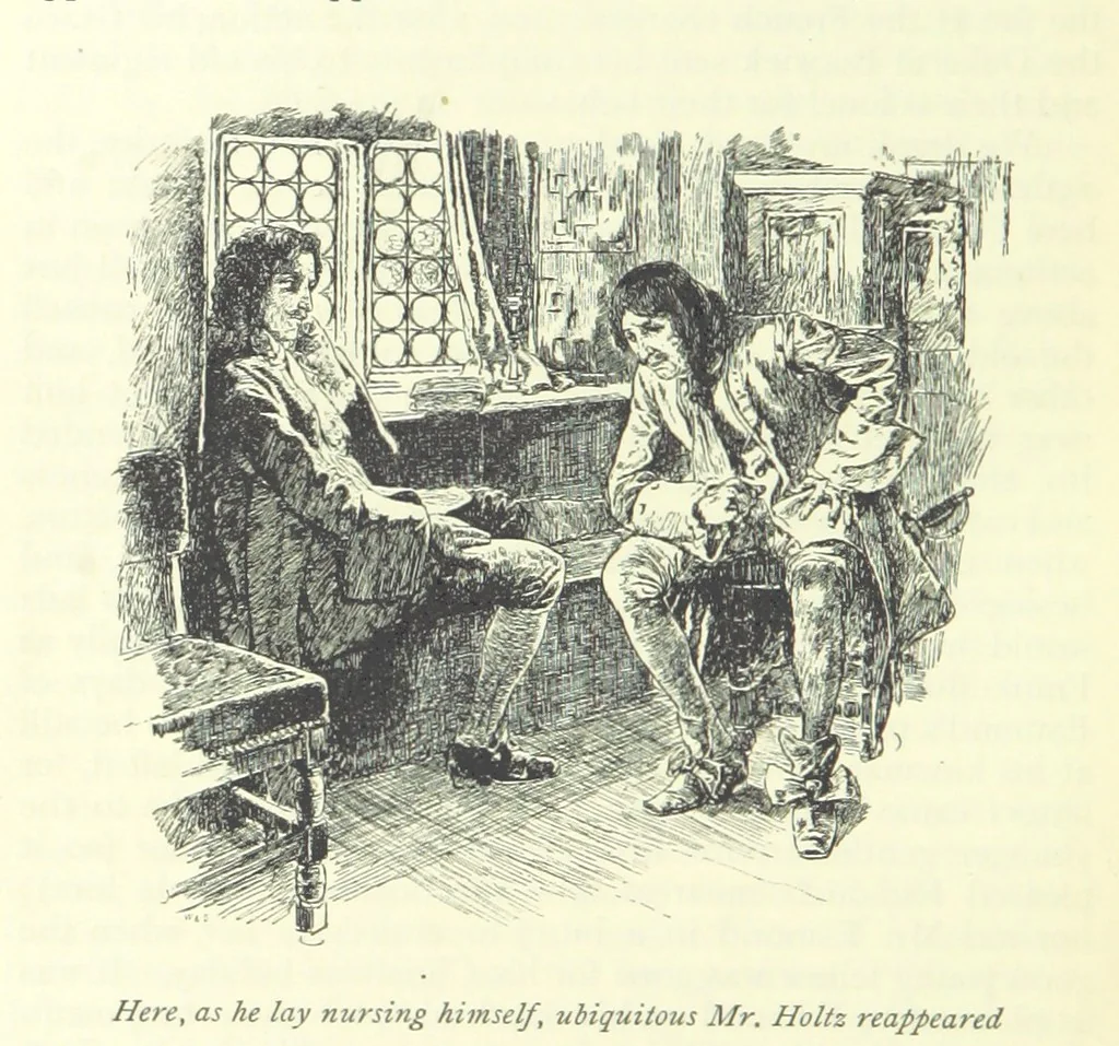 An illustration from The History of Henry Esmond, Esq. ... With illustrations by T. H. Robinson [and a preface by Joseph Jacobs, 1896, leaf 392