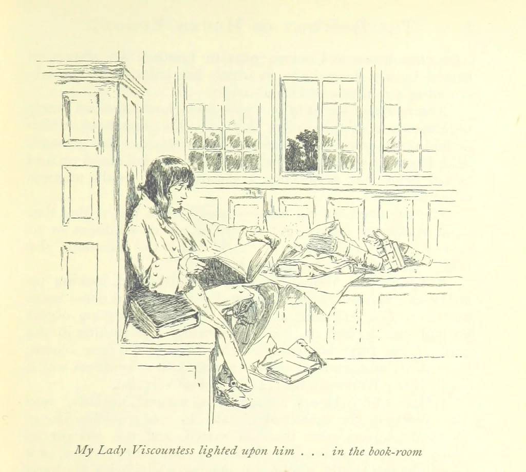 An illustration from The History of Henry Esmond, Esq. ... With illustrations by T. H. Robinson [and a preface by Joseph Jacobs, 1896, leaf 47