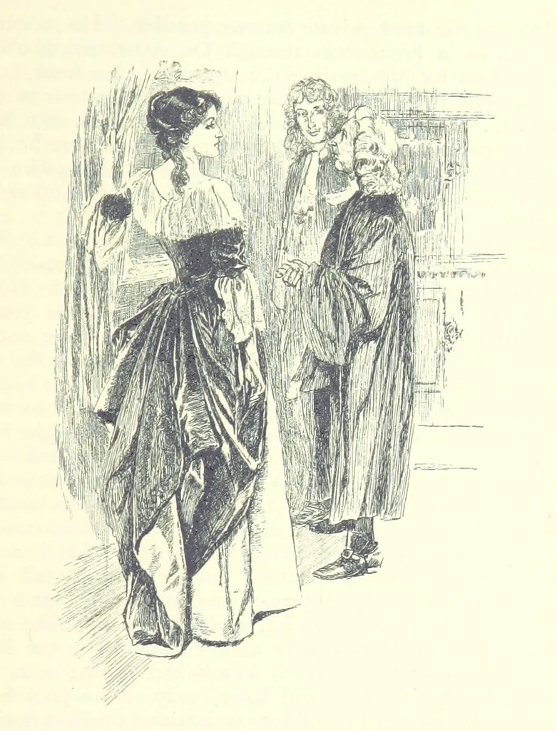 An illustration from The History of Henry Esmond, Esq. ... With illustrations by T. H. Robinson [and a preface by Joseph Jacobs, 1896, leaf 479