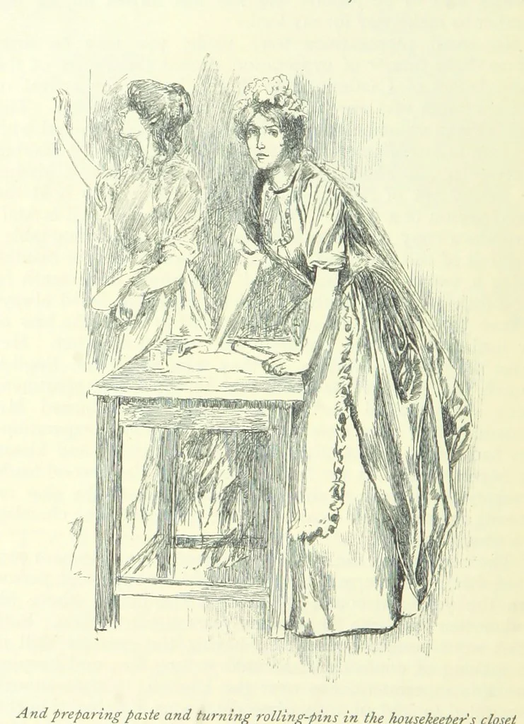 An illustration from The History of Henry Esmond, Esq. ... With illustrations by T. H. Robinson [and a preface by Joseph Jacobs, 1896, leaf 492