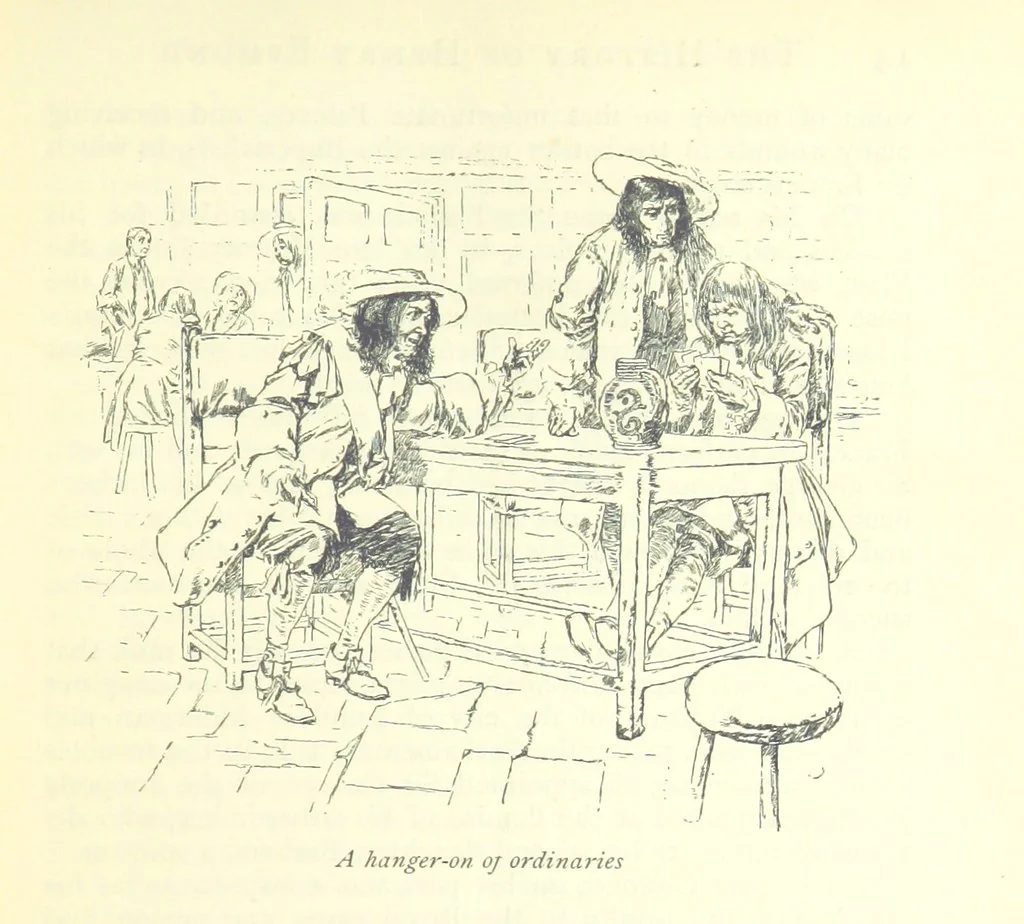 An illustration from The History of Henry Esmond, Esq. ... With illustrations by T. H. Robinson [and a preface by Joseph Jacobs, 1896, leaf 53