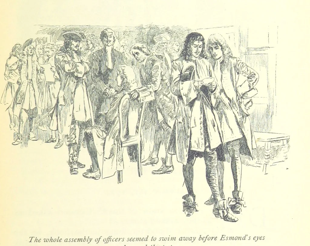 An illustration from The History of Henry Esmond, Esq. ... With illustrations by T. H. Robinson [and a preface by Joseph Jacobs, 1896, leaf 537