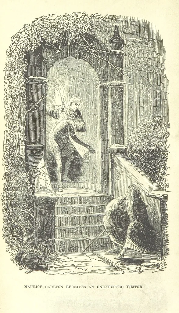 An illustration from The Adventures of Burnaby Lee: or, The Struggles of a Son and Heir, 1852, leaf 10