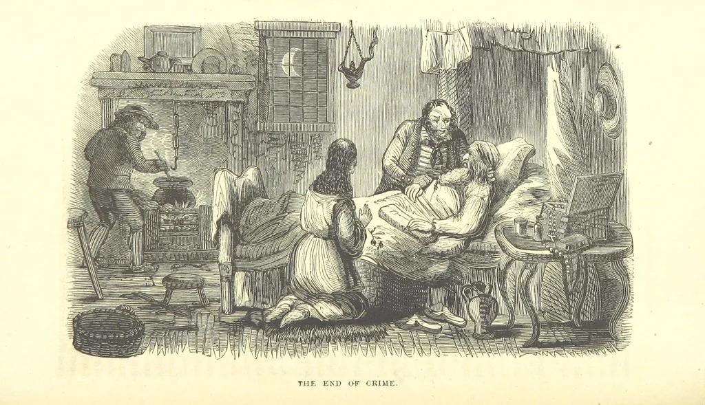 An illustration from The Adventures of Burnaby Lee: or, The Struggles of a Son and Heir, 1852, leaf 170