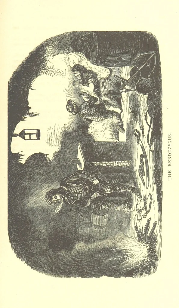 An illustration from The Adventures of Burnaby Lee: or, The Struggles of a Son and Heir, 1852, leaf 201