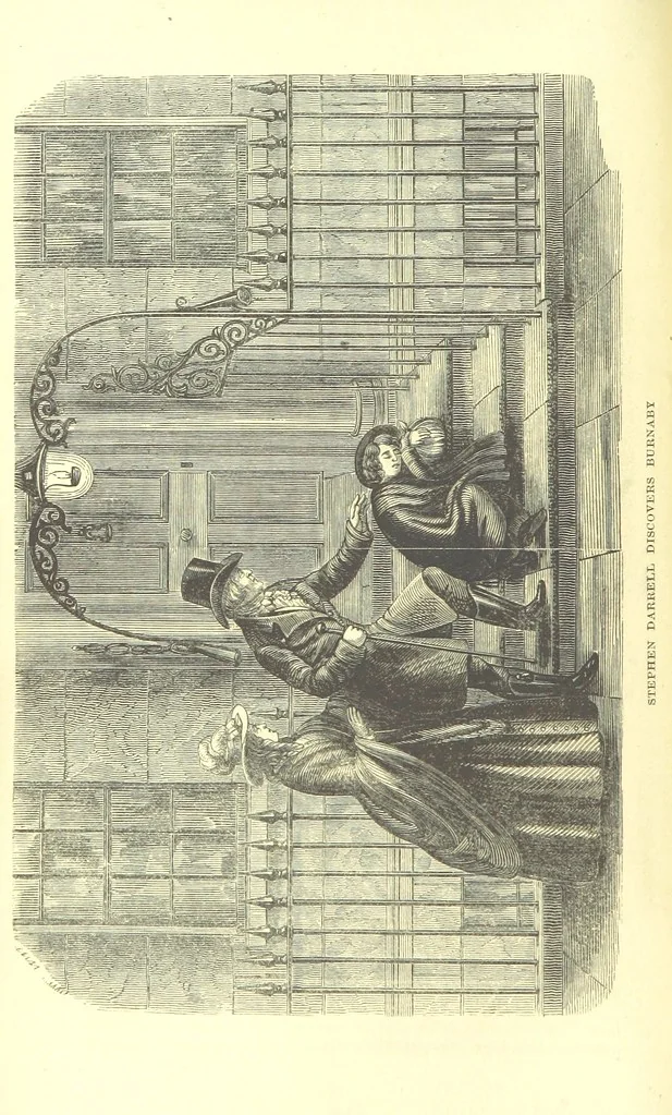 An illustration from The Adventures of Burnaby Lee: or, The Struggles of a Son and Heir, 1852, leaf 74