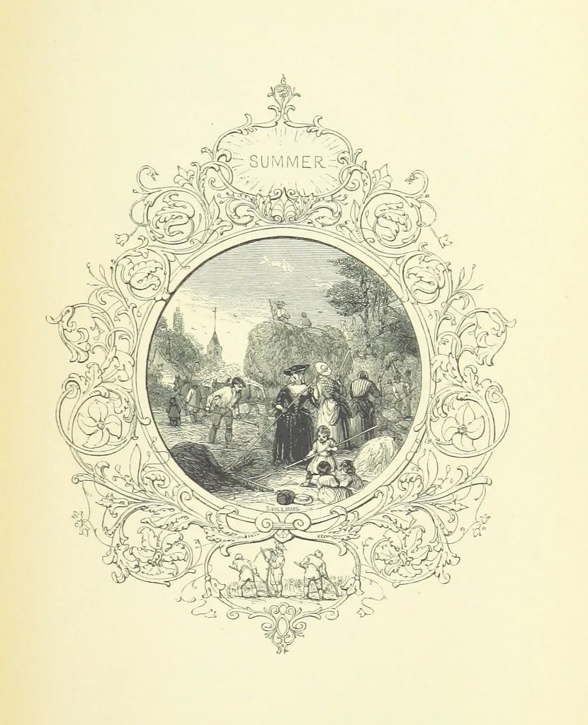 An illustration from The Seasons, and the Castle of Indolence ... With a biographical and critical introduction by A. Cunningham, etc, 1841, leaf 117