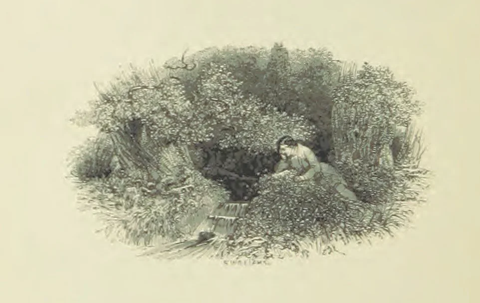 An illustration from The Seasons, and the Castle of Indolence ... With a biographical and critical introduction by A. Cunningham, etc, 1841, leaf 120
