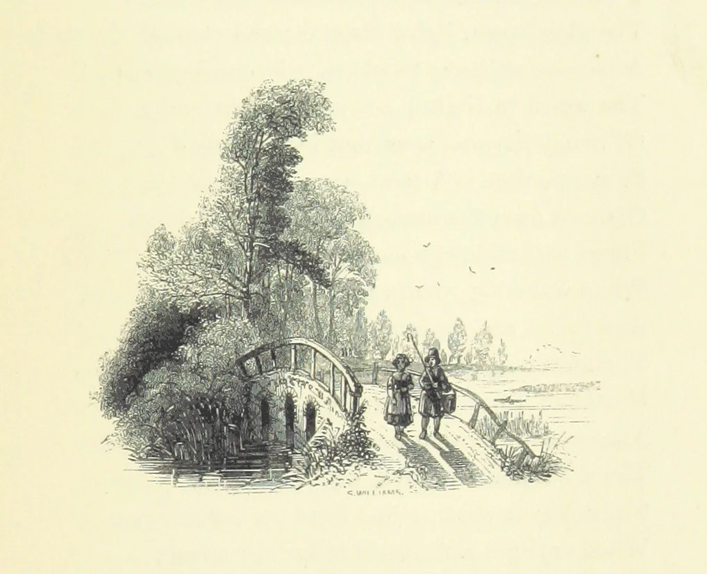 An illustration from The Seasons, and the Castle of Indolence ... With a biographical and critical introduction by A. Cunningham, etc, 1841, leaf 179