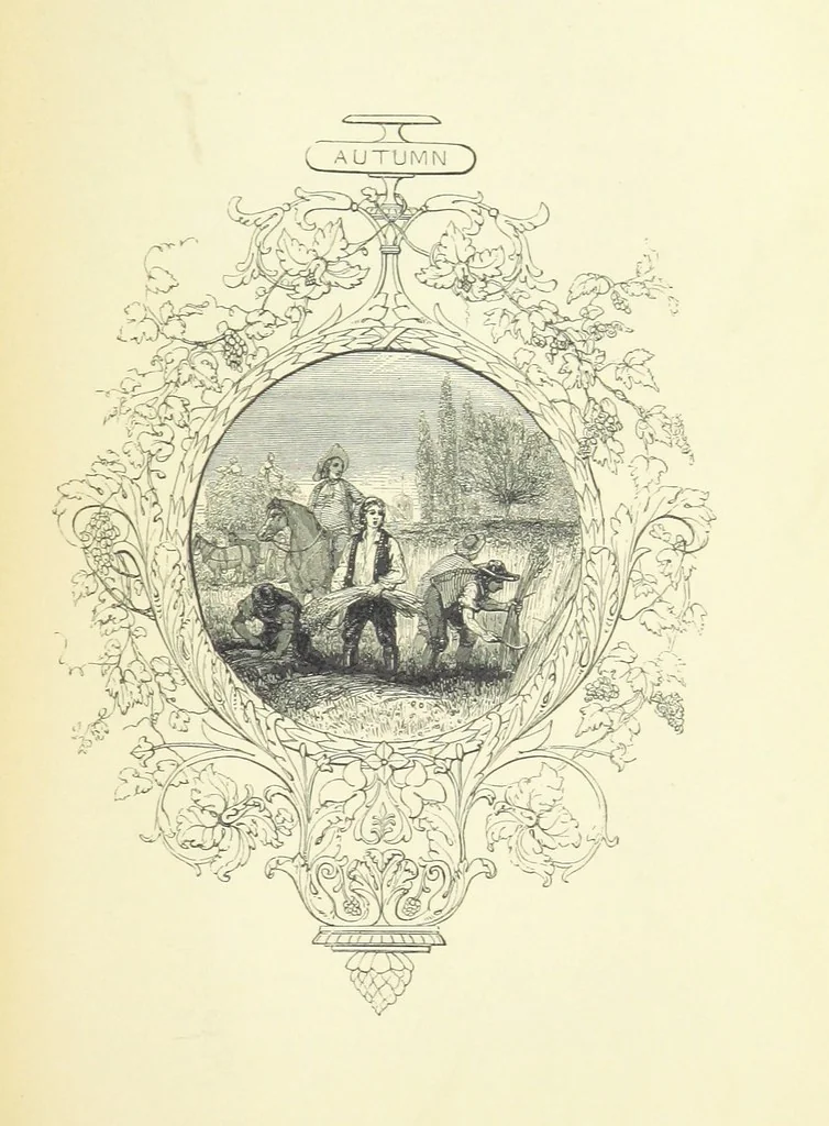 An illustration from The Seasons, and the Castle of Indolence ... With a biographical and critical introduction by A. Cunningham, etc, 1841, leaf 185