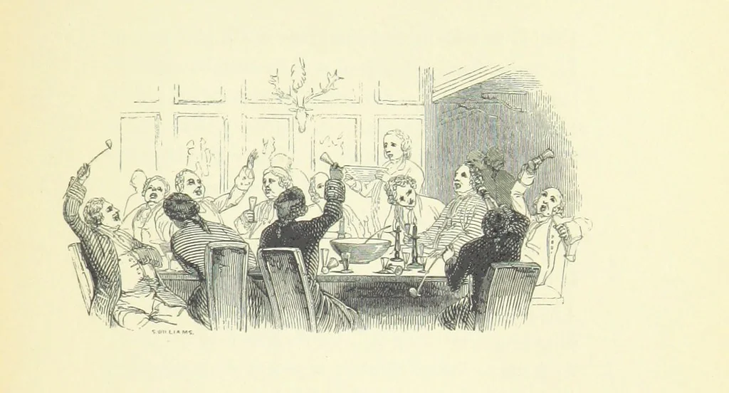 An illustration from The Seasons, and the Castle of Indolence ... With a biographical and critical introduction by A. Cunningham, etc, 1841, leaf 207