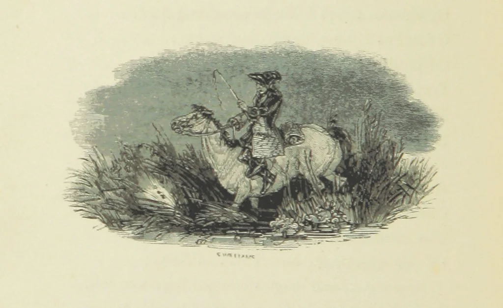 An illustration from The Seasons, and the Castle of Indolence ... With a biographical and critical introduction by A. Cunningham, etc, 1841, leaf 228