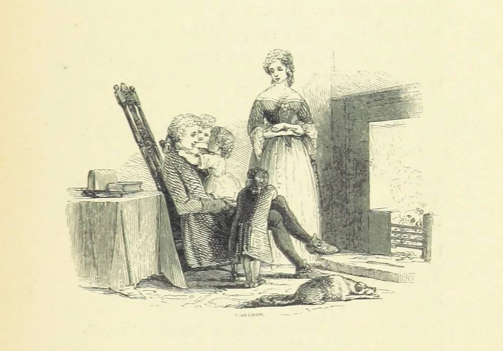 An illustration from The Seasons, and the Castle of Indolence ... With a biographical and critical introduction by A. Cunningham, etc, 1841, leaf 235