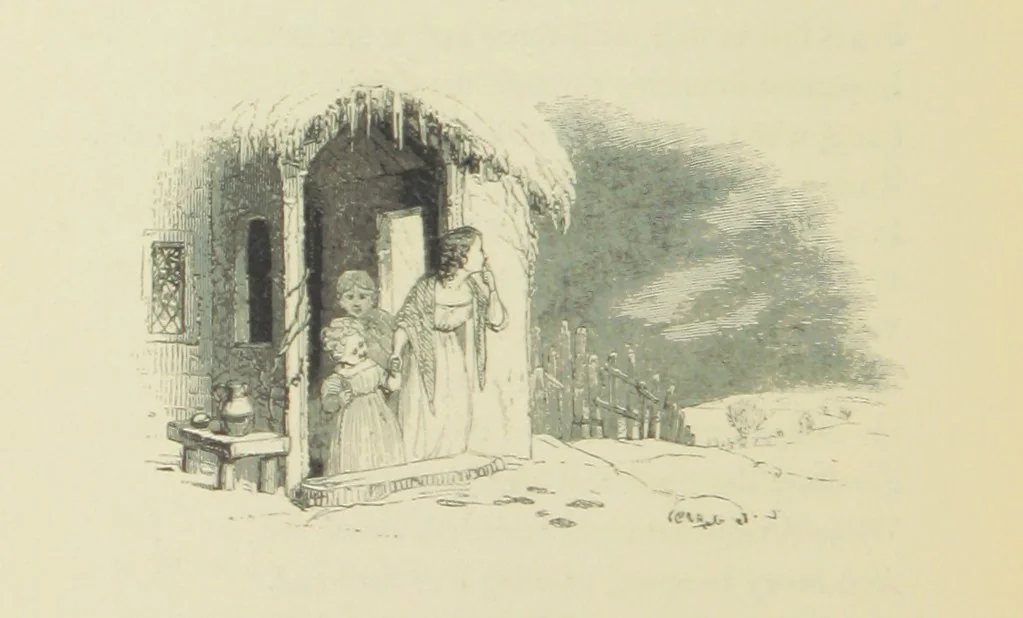 An illustration from The Seasons, and the Castle of Indolence ... With a biographical and critical introduction by A. Cunningham, etc, 1841, leaf 250