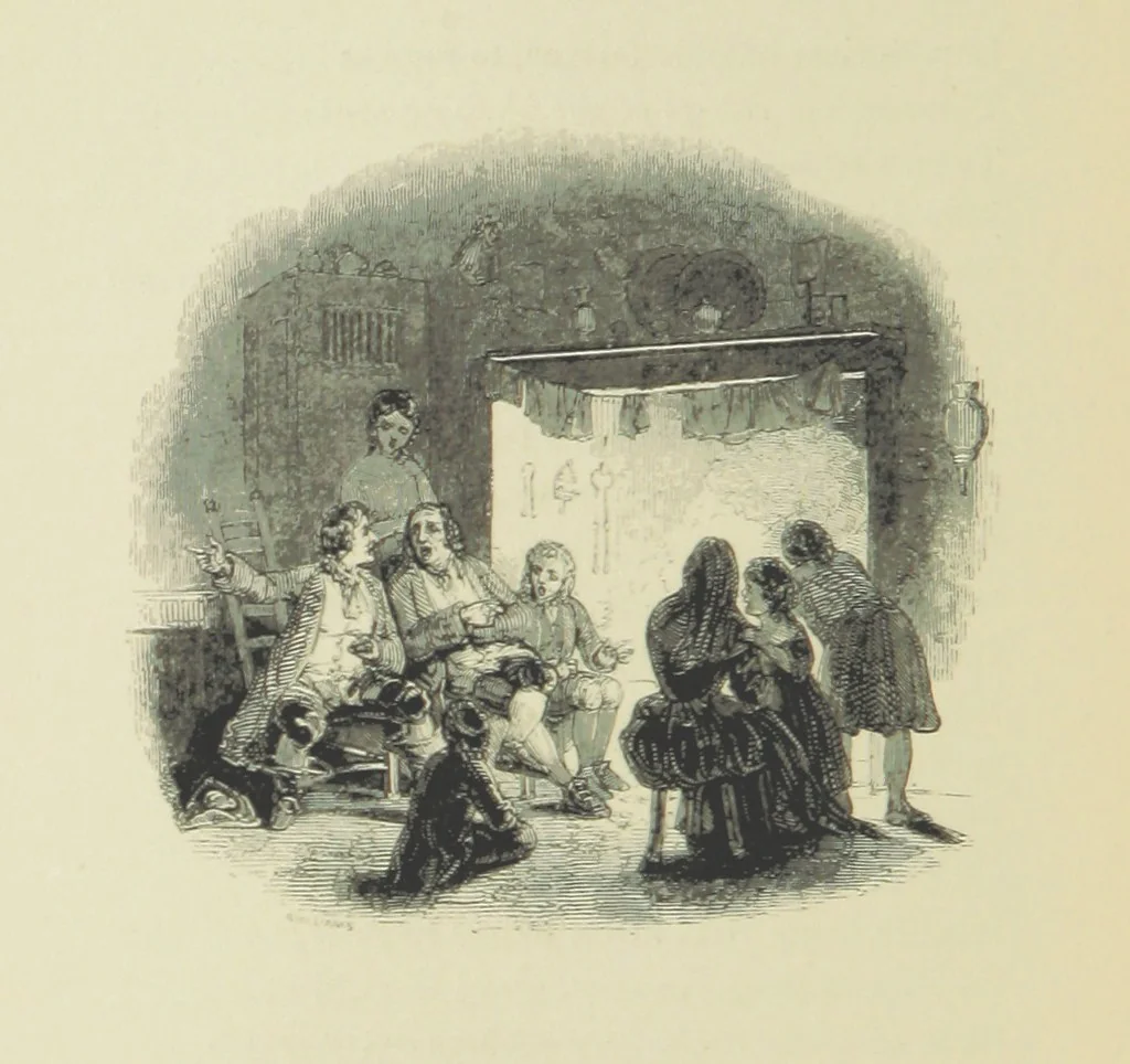 An illustration from The Seasons, and the Castle of Indolence ... With a biographical and critical introduction by A. Cunningham, etc, 1841, leaf 262