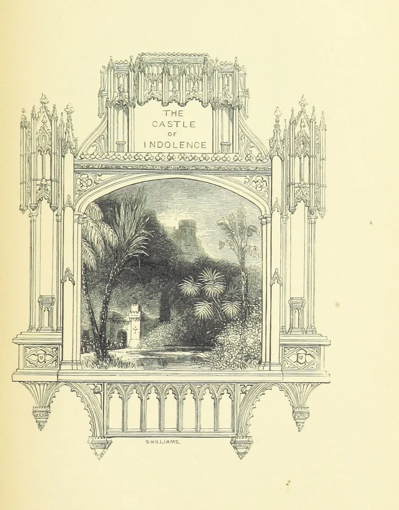 An illustration from The Seasons, and the Castle of Indolence ... With a biographical and critical introduction by A. Cunningham, etc, 1841, leaf 285