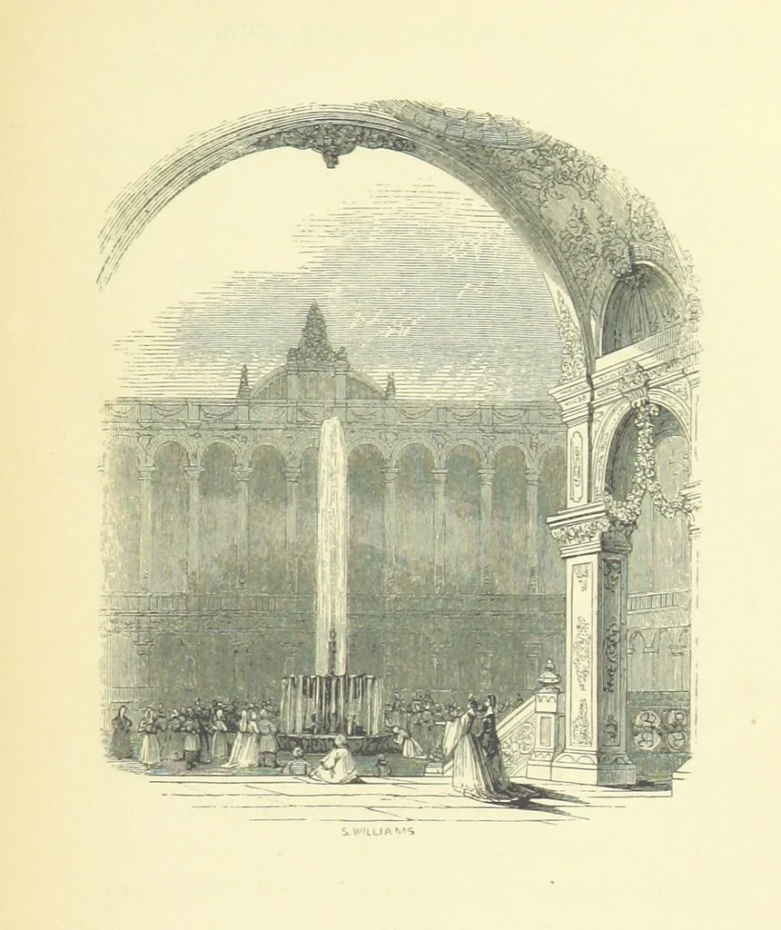 An illustration from The Seasons, and the Castle of Indolence ... With a biographical and critical introduction by A. Cunningham, etc, 1841, leaf 297