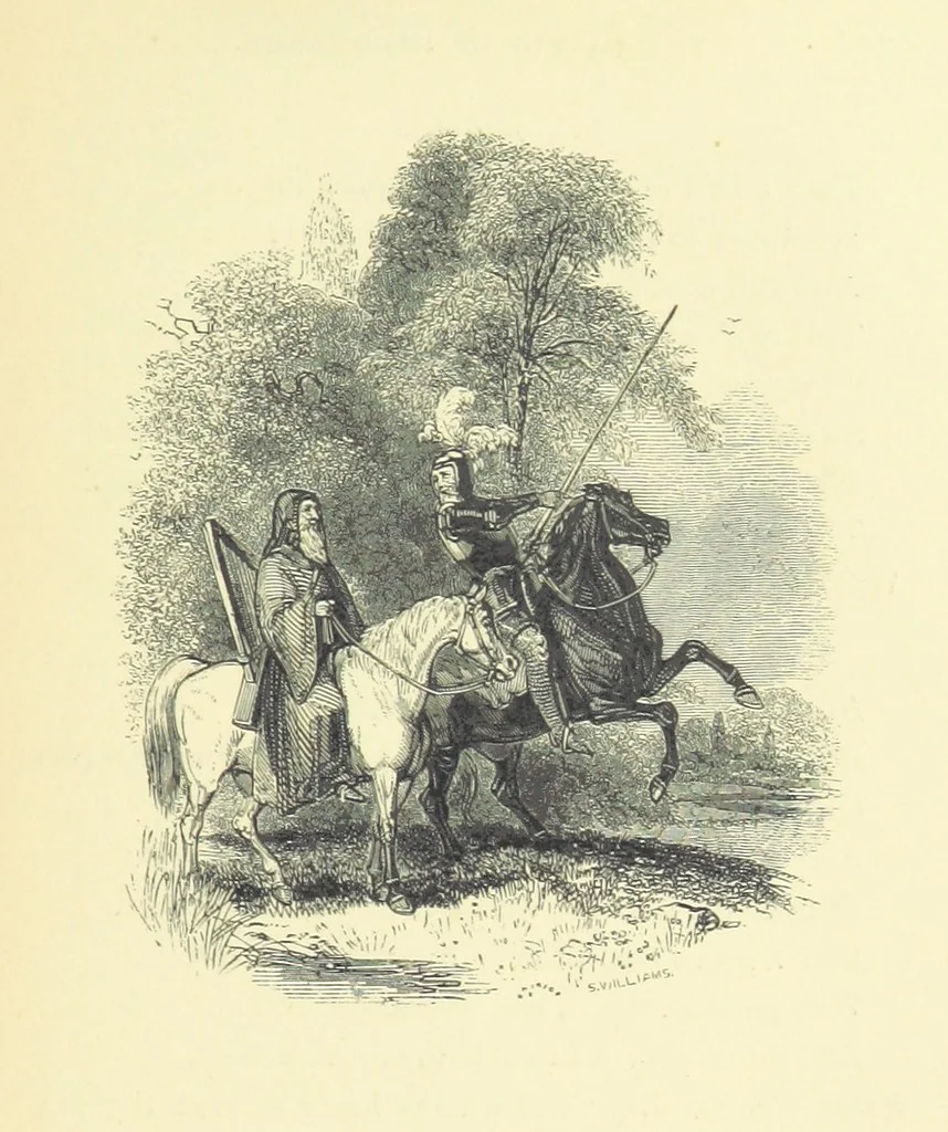 An illustration from The Seasons, and the Castle of Indolence ... With a biographical and critical introduction by A. Cunningham, etc, 1841, leaf 327