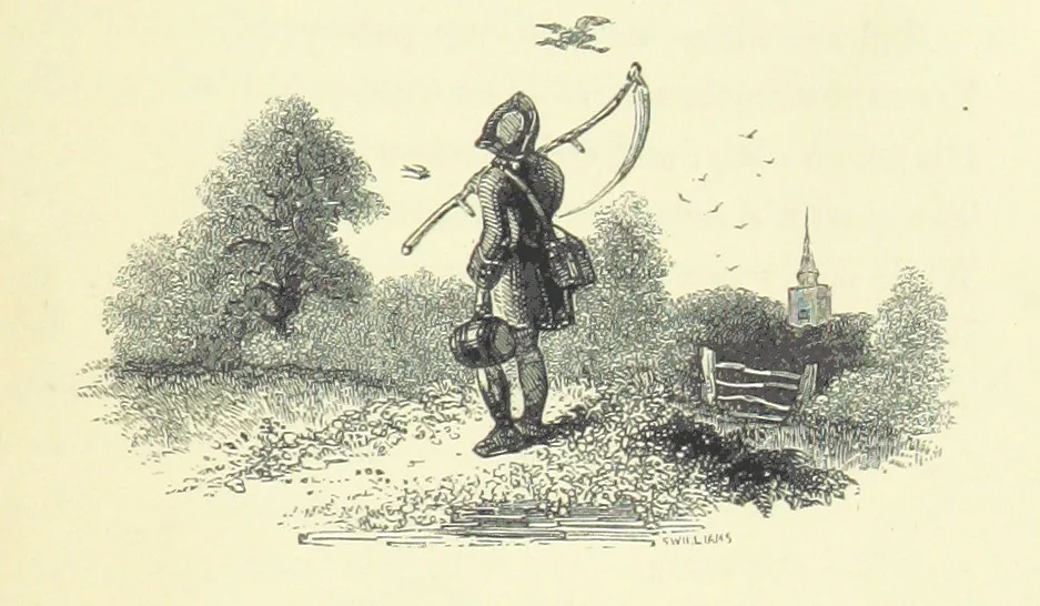 An illustration from The Seasons, and the Castle of Indolence ... With a biographical and critical introduction by A. Cunningham, etc, 1841, leaf 75