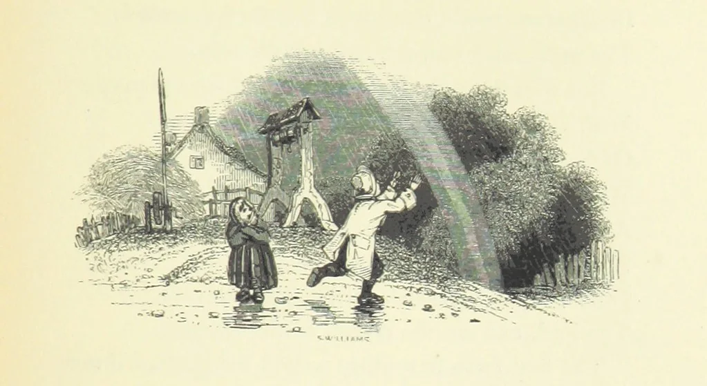 An illustration from The Seasons, and the Castle of Indolence ... With a biographical and critical introduction by A. Cunningham, etc, 1841, leaf 83