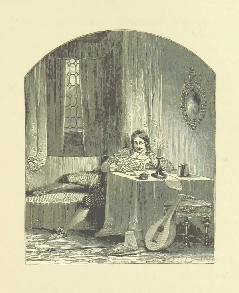 An illustration from The Seasons, 1892, leaf 111