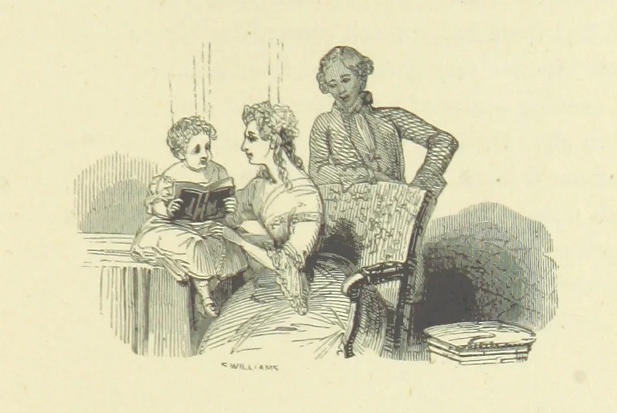 An illustration from The Seasons, 1892, leaf 115